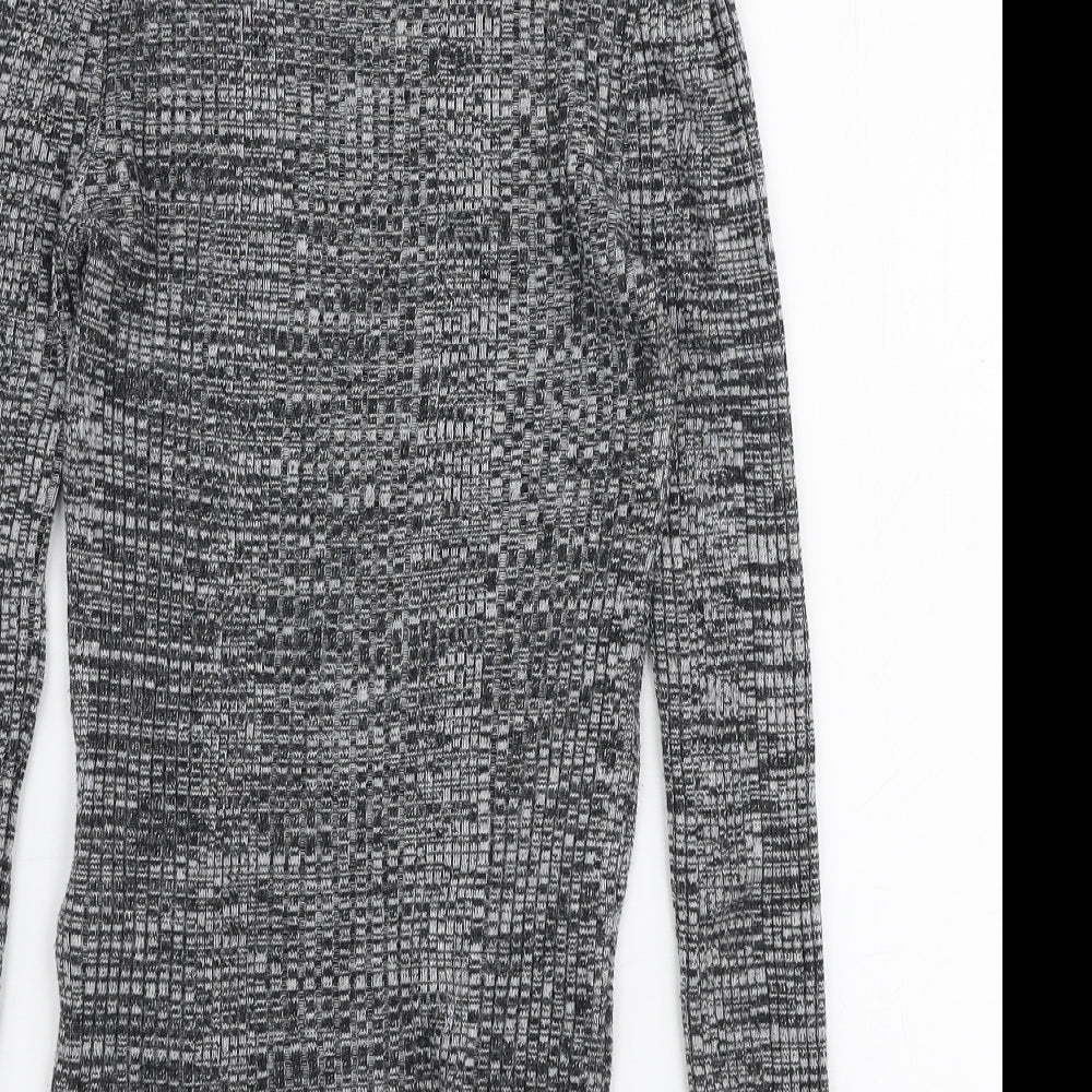 Womens UK Size 8 Topshop Grey Pullover Jumper