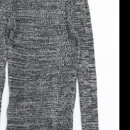 Womens UK Size 8 Topshop Grey Pullover Jumper