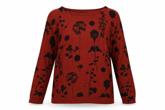 Womens UK Size 14 Marks and Spencer Red Pullover Jumper