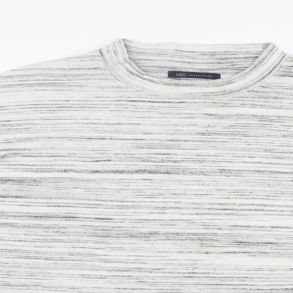 Womens UK Size 18 Marks and Spencer Grey Pullover Jumper