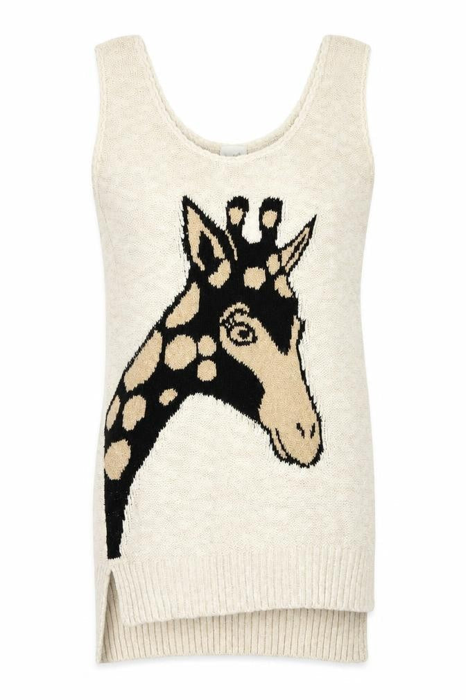 Womens UK Size 10 G21 Beige Vest Jumper