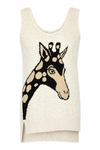 Womens UK Size 10 G21 Beige Vest Jumper