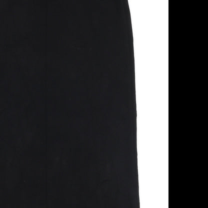 River Island Womens Black  Polyester A-Line  Size 8  Round Neck Zip