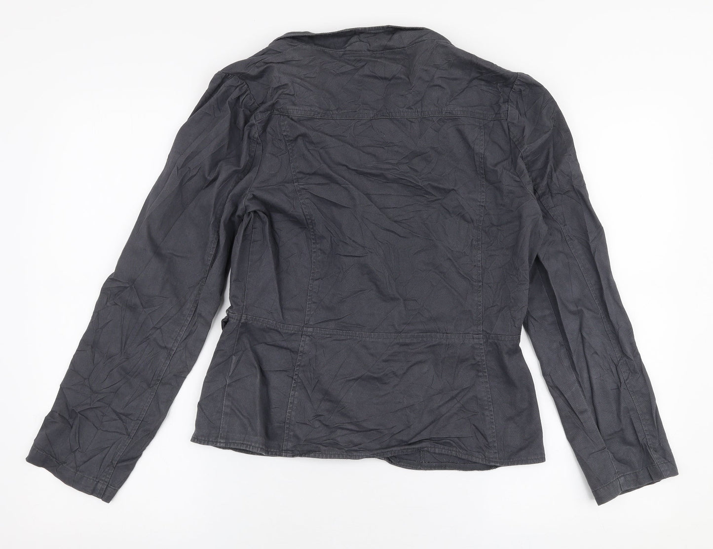 TU Womens Grey   Jacket  Size 10  Button