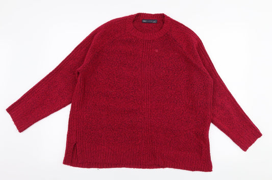 Womens UK Size L Marks and Spencer Pink Pullover Jumper