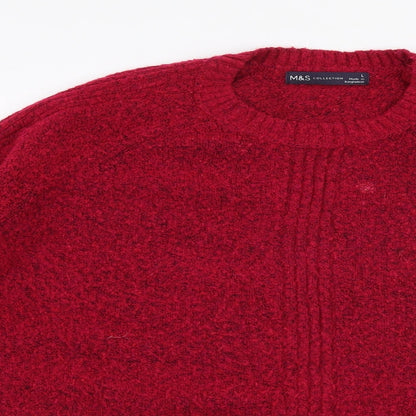 Womens UK Size L Marks and Spencer Pink Pullover Jumper