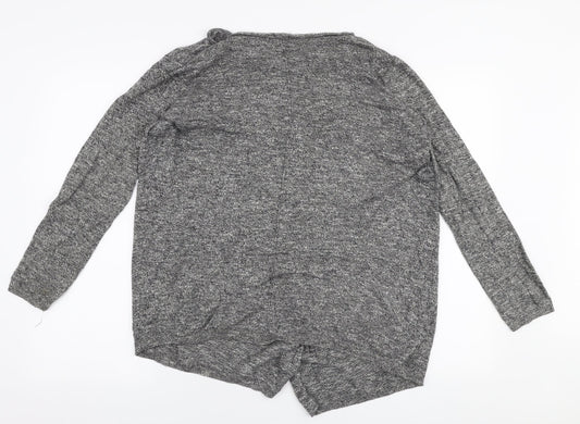 Womens UK Size 10 New Look Grey Cardigan Jumper