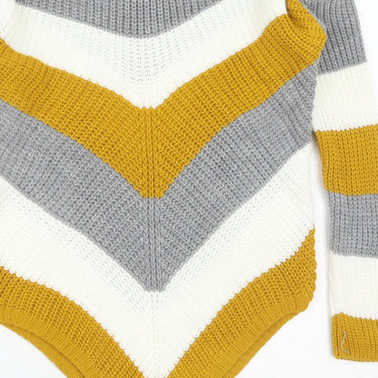 Womens UK Size S Select Multicoloured Pullover Jumper