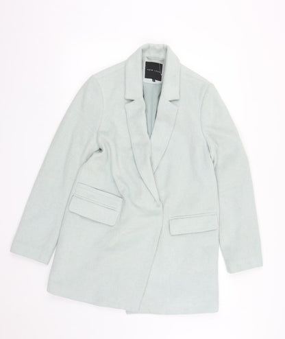 Womens UK Size 12 New Look Green Pea Coat