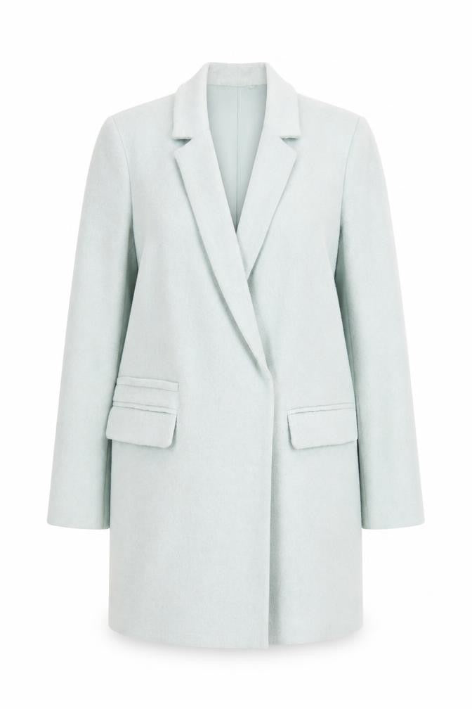 Womens UK Size 12 New Look Green Pea Coat