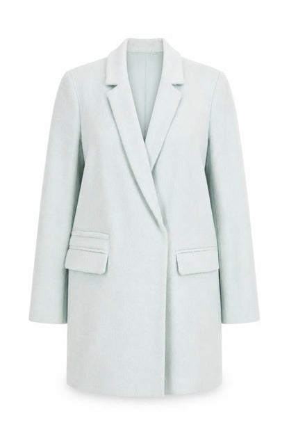 Womens UK Size 12 New Look Green Pea Coat
