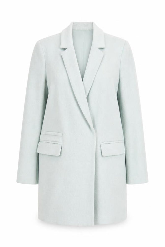 Womens UK Size 12 New Look Green Pea Coat