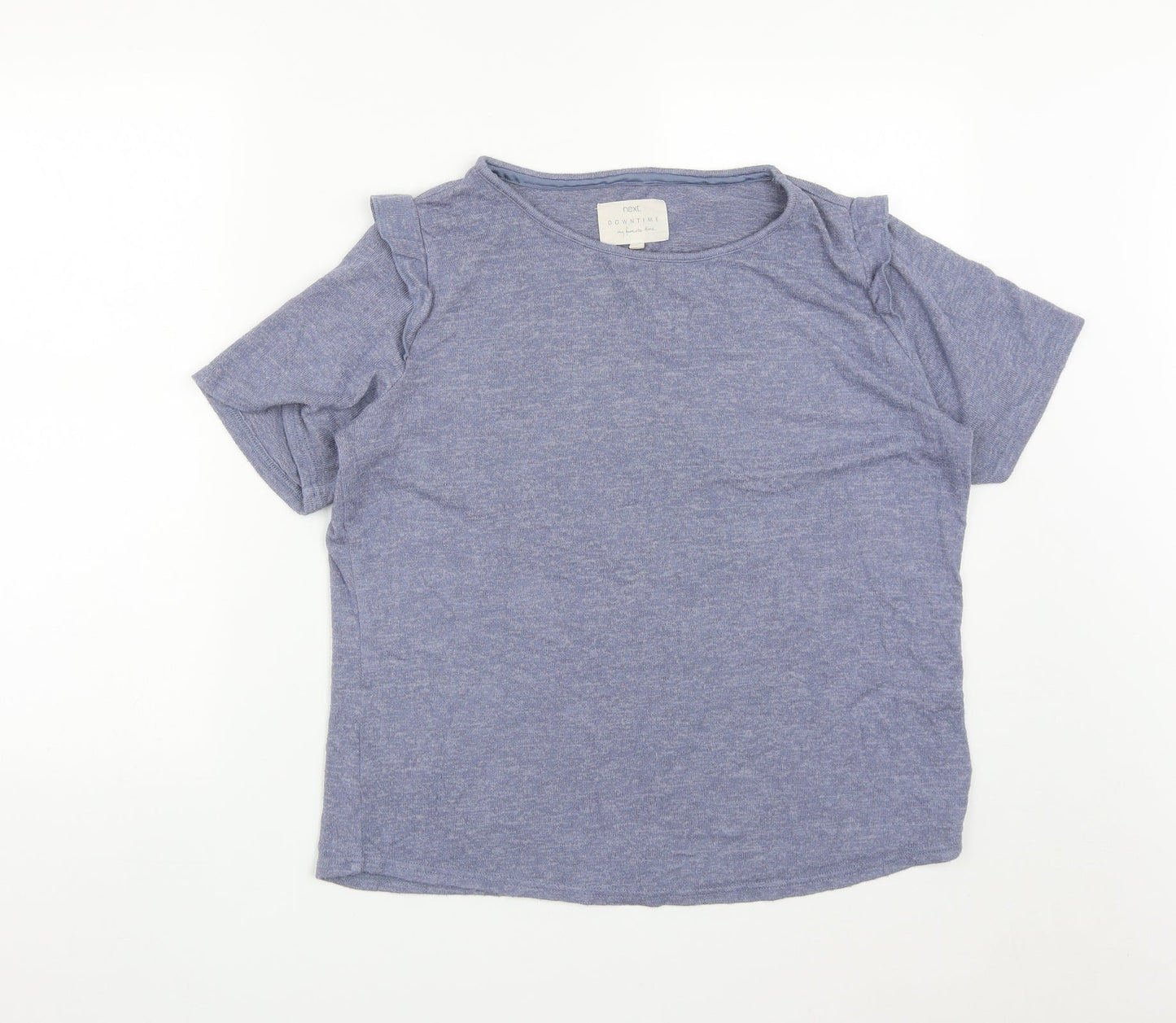 Womens UK Size M NEXT Blue Basic T-Shirt