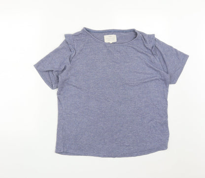 Womens UK Size M NEXT Blue Basic T-Shirt