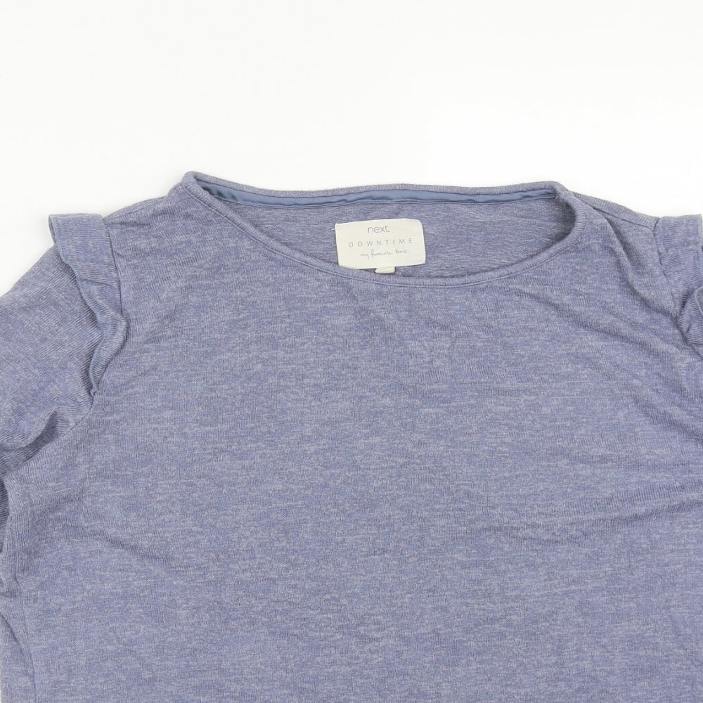 Womens UK Size M NEXT Blue Basic T-Shirt