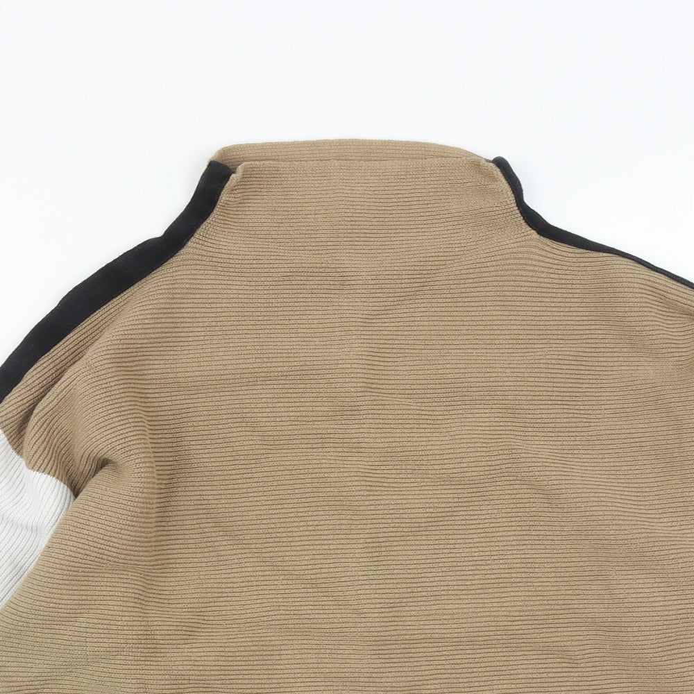 Womens UK Size 12 M&Co Brown Pullover Jumper