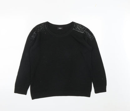 Womens UK Size M Klass Black Pullover Jumper