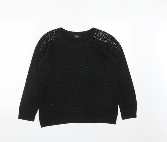 Womens UK Size M Klass Black Pullover Jumper