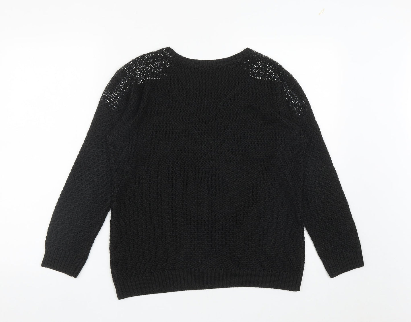 Womens UK Size M Klass Black Pullover Jumper