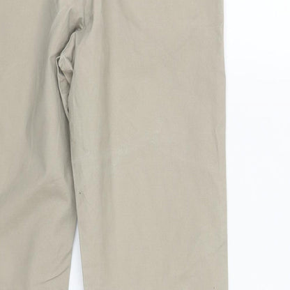Hammond & CO Mens Beige  Polyester Trousers  Size 34 in L27 in Regular Zip