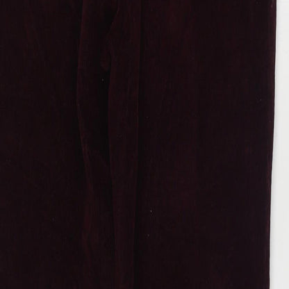Lisette Womens Purple  Cotton Jegging Trousers Size 30 in L30 in Regular