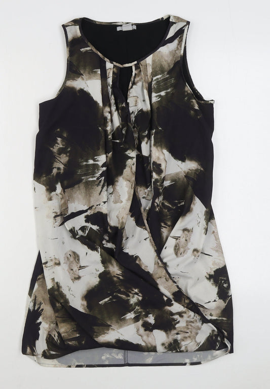 Womens UK Size 8 H&M Black Basic Blouse