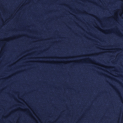 Preworn Womens Blue  Polyester Pullover Sweatshirt Size L  Pullover