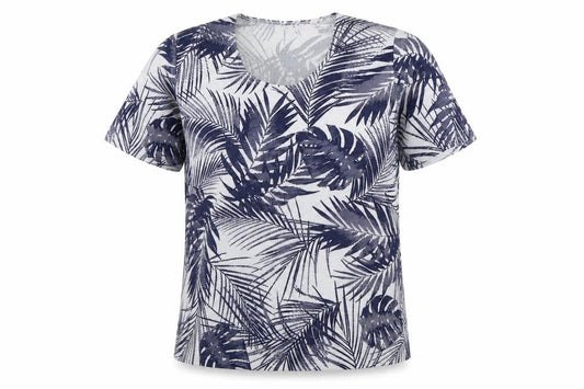 Womens UK Size 12 Julipa Blue Basic T-Shirt