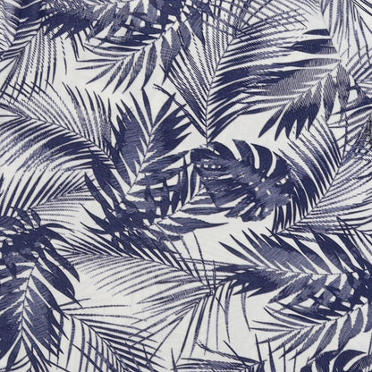 Julipa Womens Blue Floral Polyester Basic T-Shirt Size 12 Scoop Neck