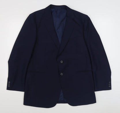Mens UK Size 42 Preworn Regular Blue Suit Jacket