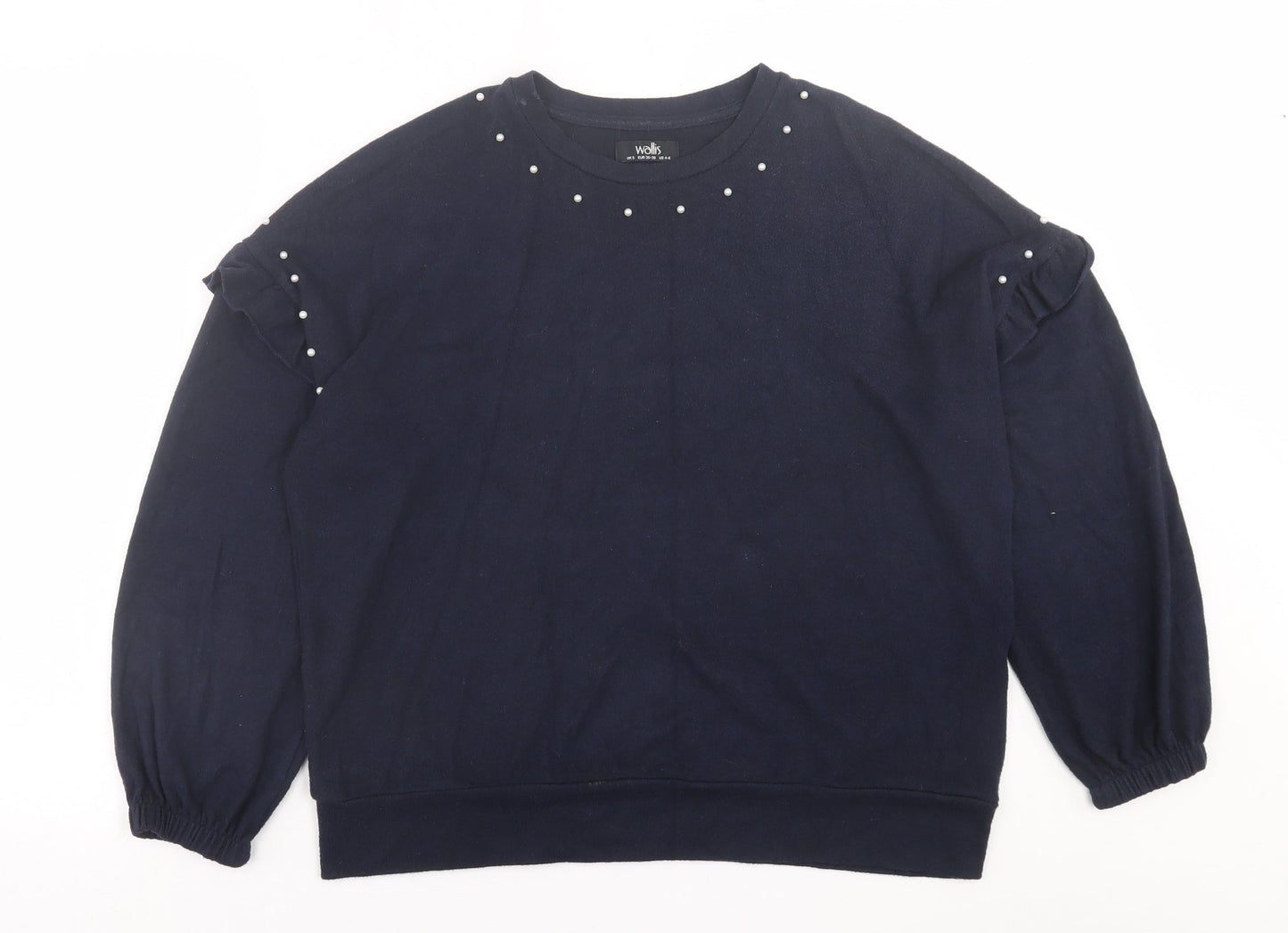 Womens UK Size S Wallis Blue Pullover Jumper