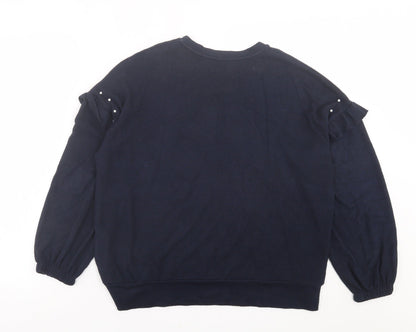 Womens UK Size S Wallis Blue Pullover Jumper