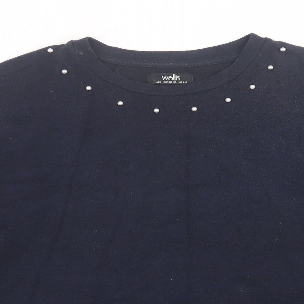 Womens UK Size S Wallis Blue Pullover Jumper