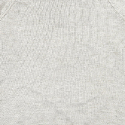 EAST Girls Beige V-Neck  Acrylic Pullover Jumper Size L  Pullover