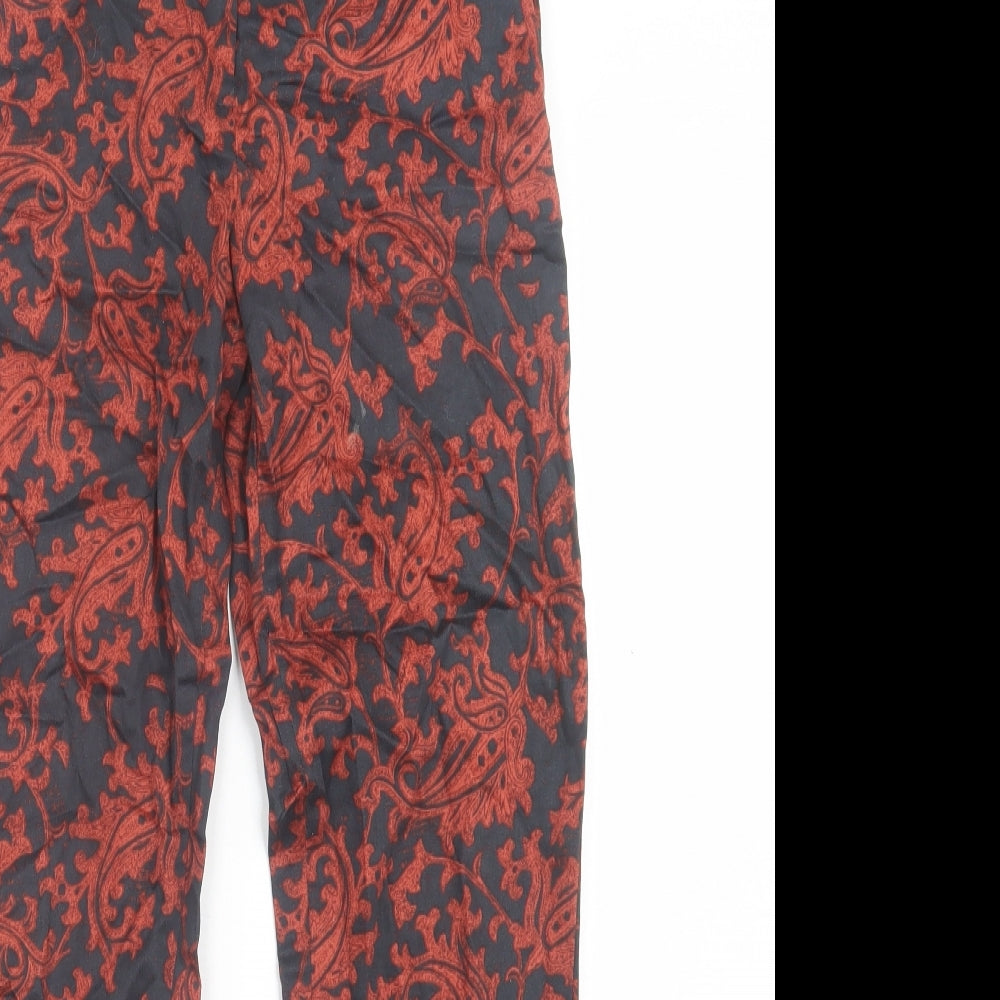 Womens UK Size 8 H&M Regular Fit  Orange Trousers