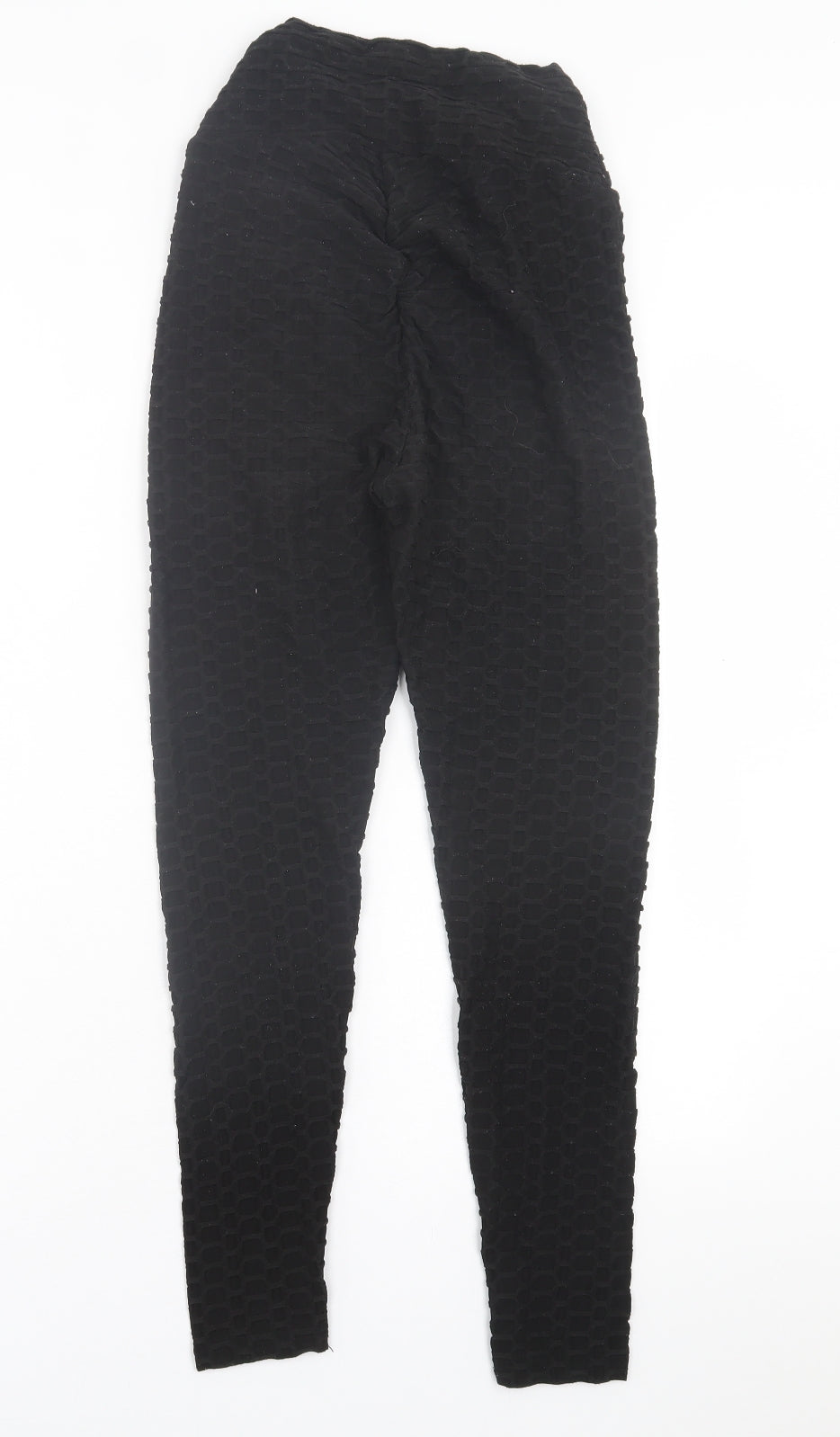 SheIn Womens Black  Polyester Capri Leggings Size S L28 in