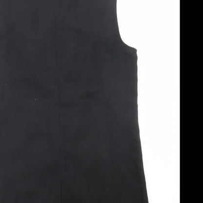 Dorothy Perkins Womens Black  Polyester Kimono Blouse Size 10 V-Neck