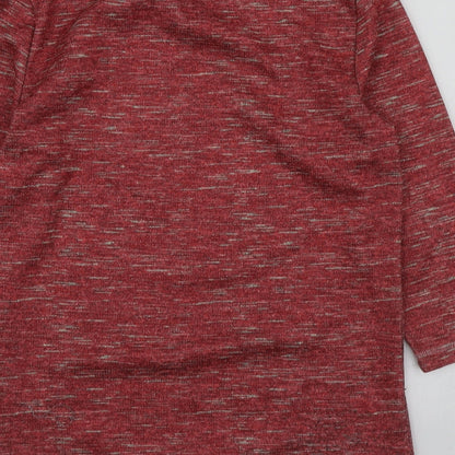 Womens UK Size S Anna Rose Red Basic Blouse