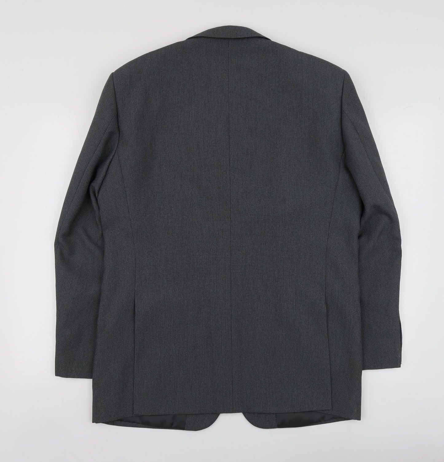 Mens UK Size M Lee Greenwood Regular Grey Suit Jacket