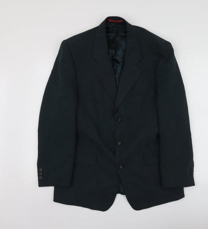 Mens UK Size M Debenhams Regular Green Suit Jacket