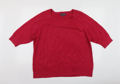 Womens UK Size 20 Per Una Pink Pullover Jumper