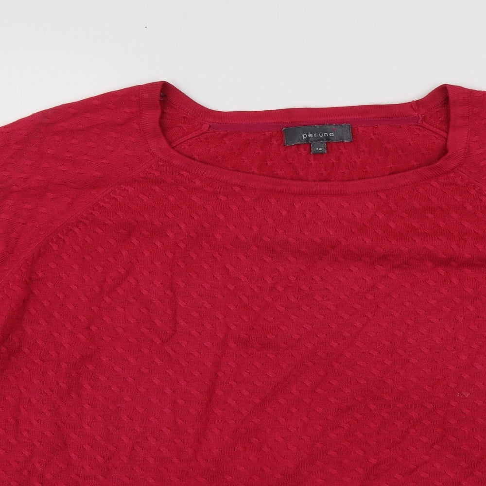 Womens UK Size 20 Per Una Pink Pullover Jumper