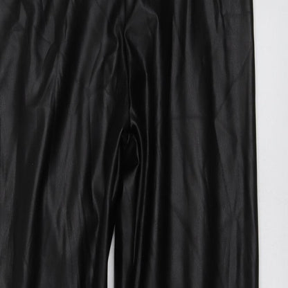 Womens UK Size 12 M&Co Regular Fit Jegging Black Trousers