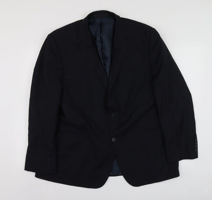 Mens UK Size XL M&S Regular Blue Suit Jacket