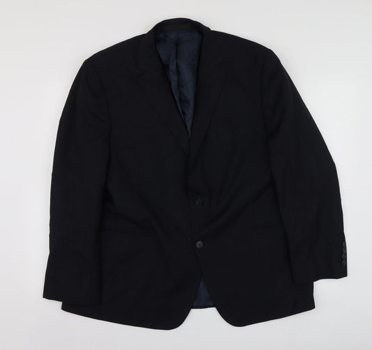 Mens UK Size XL M&S Regular Blue Suit Jacket