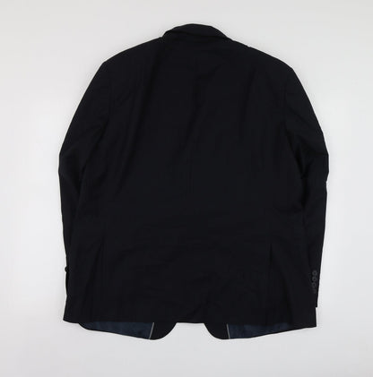 Mens UK Size XL M&S Regular Blue Suit Jacket