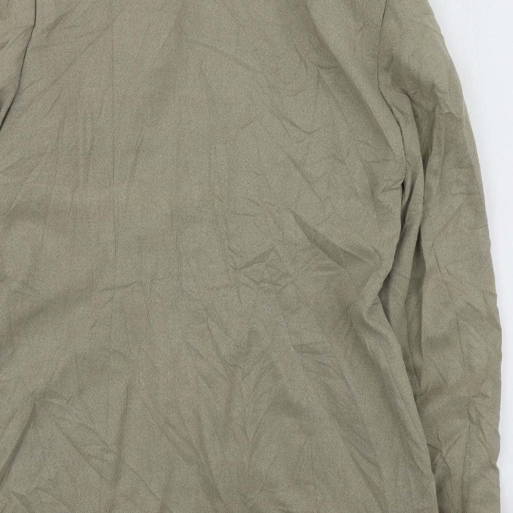 Bianca Womens Beige  Lyocell Jacket Suit Jacket Size 38