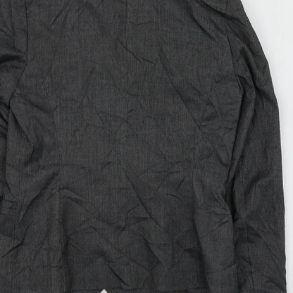 BHS Womens Grey  Polyester  Suit Jacket Size 8