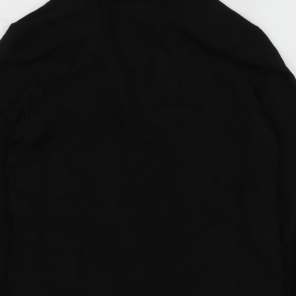 New Look Womens Black  Polyester Jacket Blazer Size 10