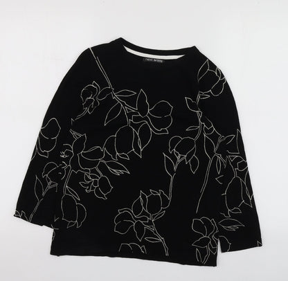 Womens UK Size 10 NEXT Black Pullover Jumper